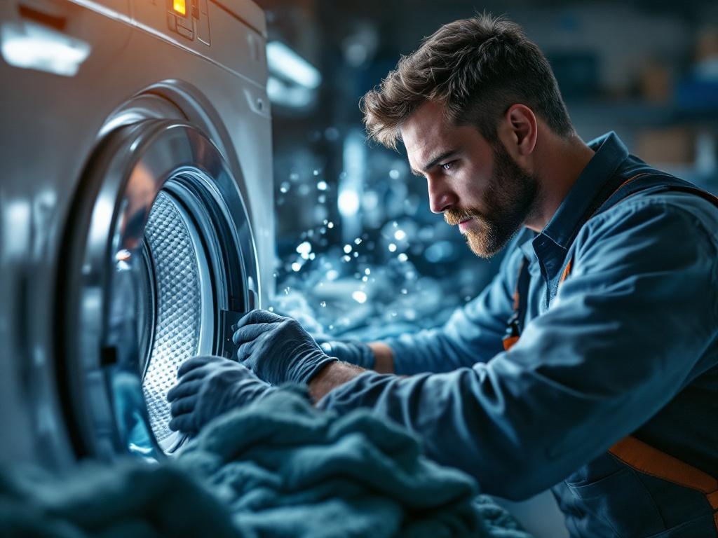 Evitando el movimiento de la lavadora durante el centrifugado