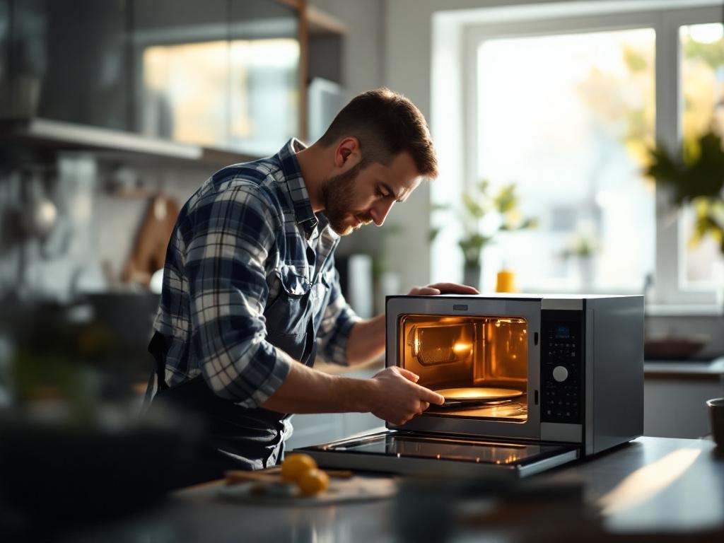 Microondas que no gira: revisión práctica y segura